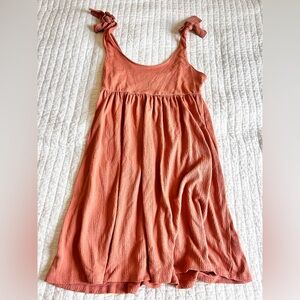 Wild Fable Rust Tie Strap Boho Dress